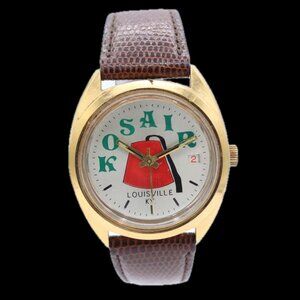 Vintage 36mm Clinton Shriners Men's Automatic Wristwatch Felsa Base Metal